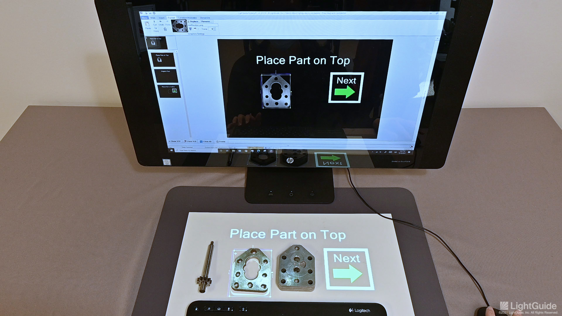 Authoring Augmented Reality Work Instructions with LightGuide LightGuide