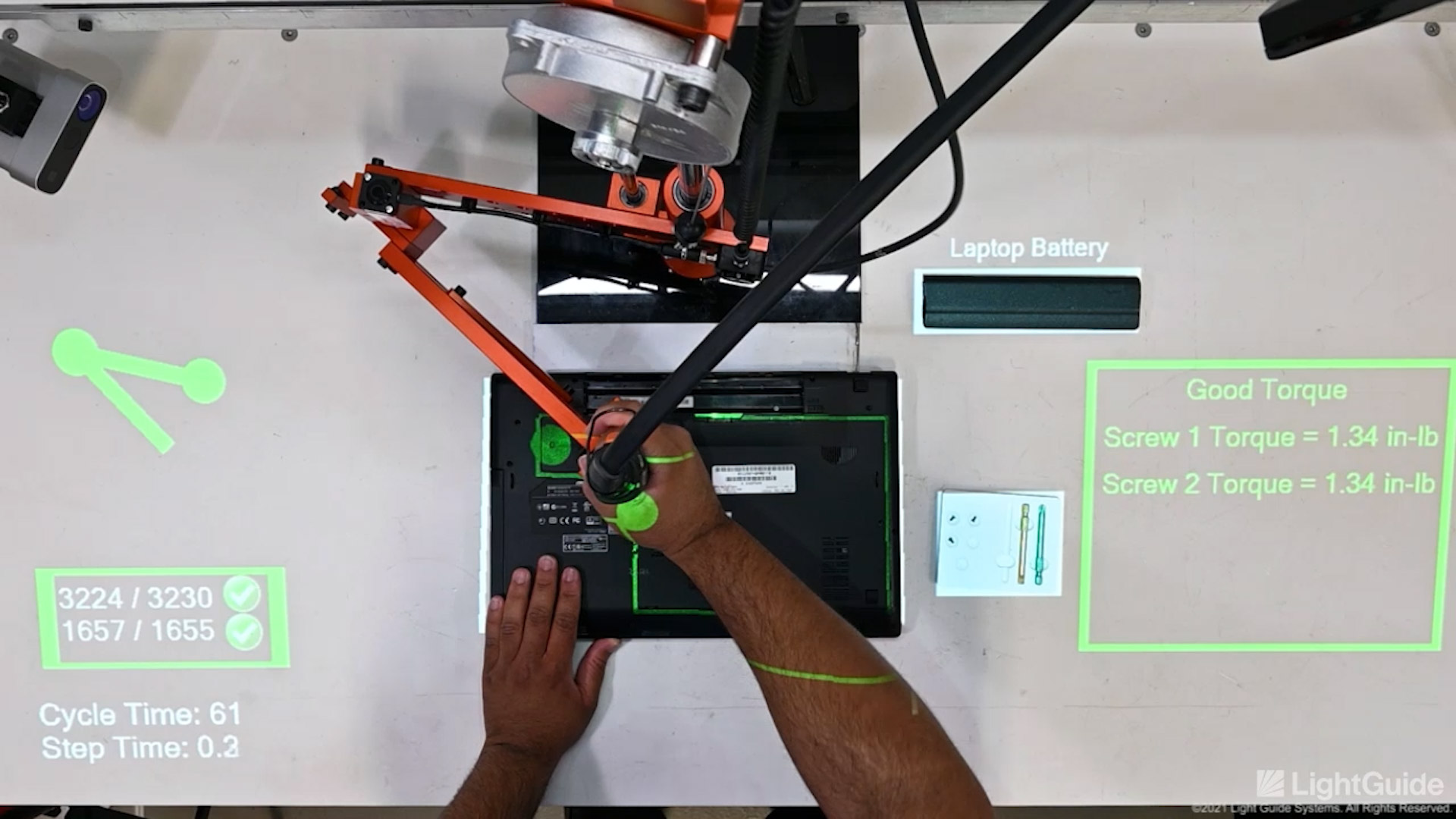 LightGuide Torque Tool Integration LightGuide