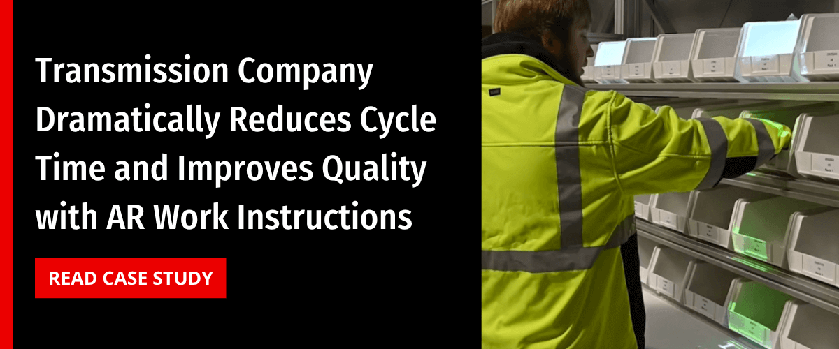 augmented reality guiding frontline worker through the process of picking and kitting parts