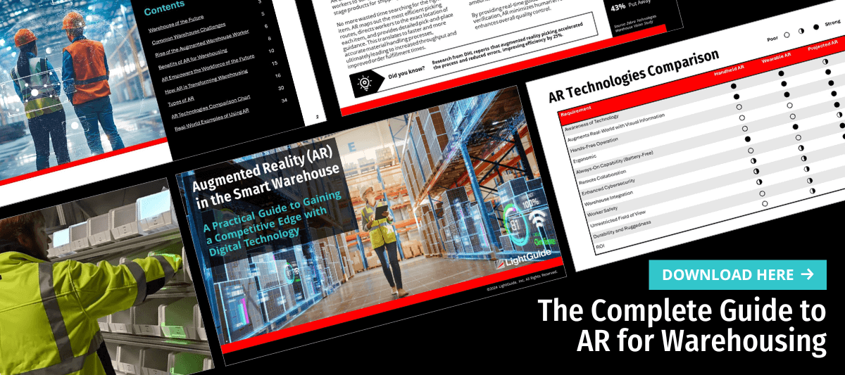 eBook about augmented reality for warehousing and logistics